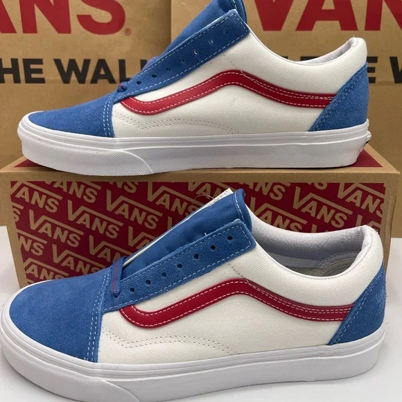 Vans Men’s Old Skool (SportPop) Vallartabl/Red SneakersVN0A38G19XG1